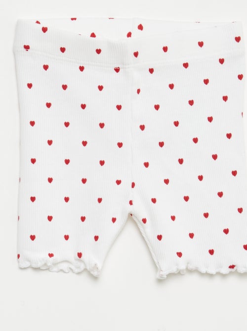 Pack de 2 leggings de canalé - Kiabi