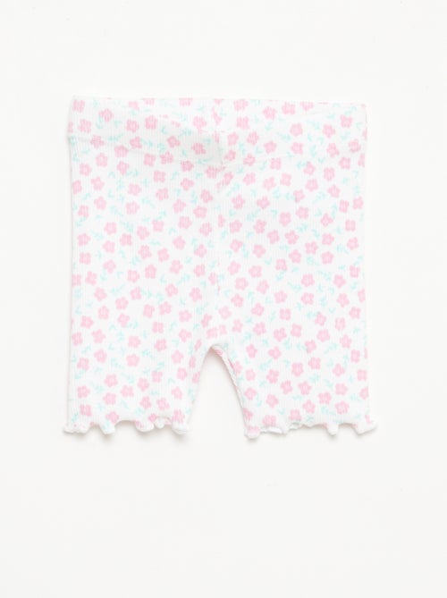 Pack de 2 leggings de canalé - Kiabi