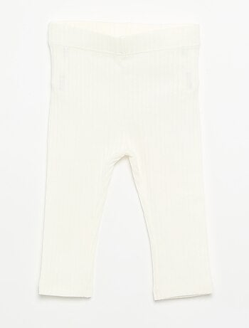 Pack de 2 leggings de canalé