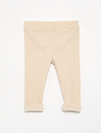Pack de 2 leggings de canalé