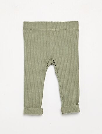 Pack de 2 leggings de canalé