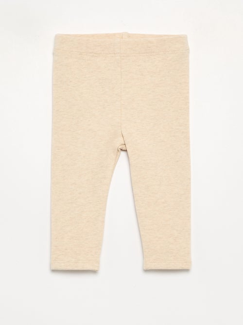 Pack de 2 leggings de felpa - Kiabi
