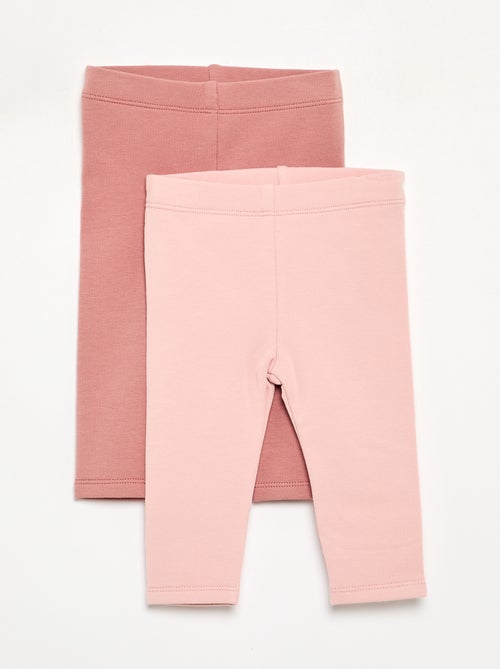 Pack de 2 leggings de felpa - Kiabi Pack de 2 leggings de felpa - Kiabi