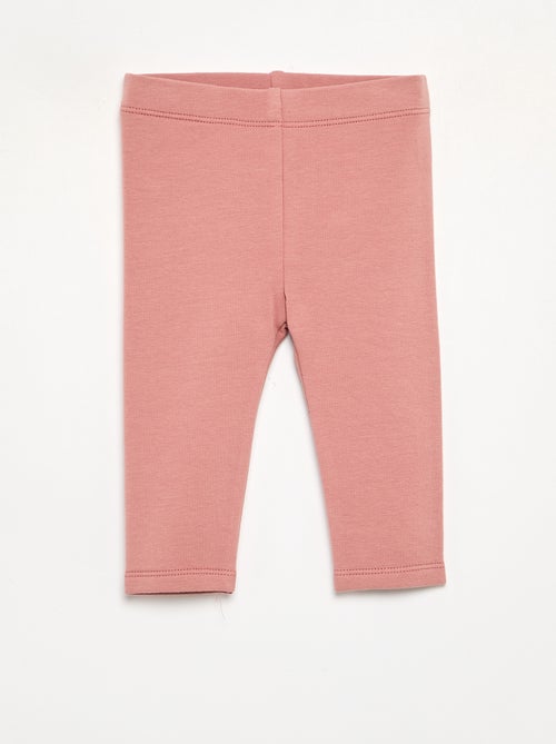 Pack de 2 leggings de felpa - Kiabi Pack de 2 leggings de felpa - Kiabi