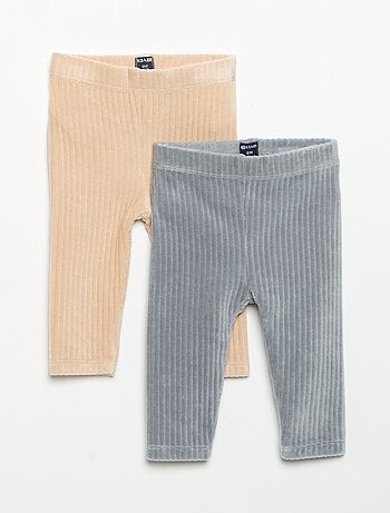 Pack de 2 leggings de pana