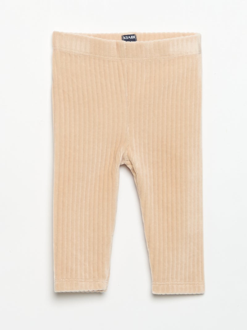 Pack de 2 leggings de pana Azul - Kiabi