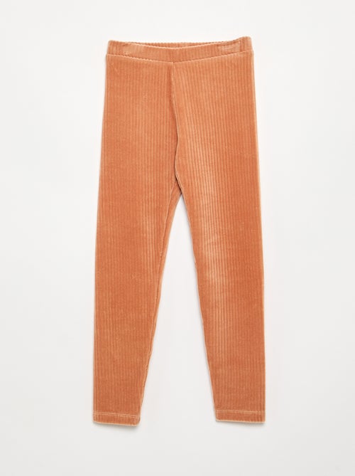 Pack de 2 leggings de pana - Kiabi