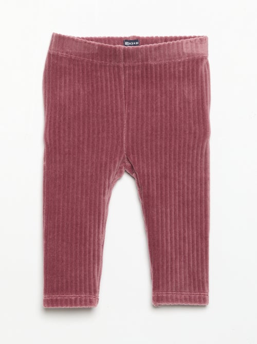 Pack de 2 leggings de pana - Kiabi
