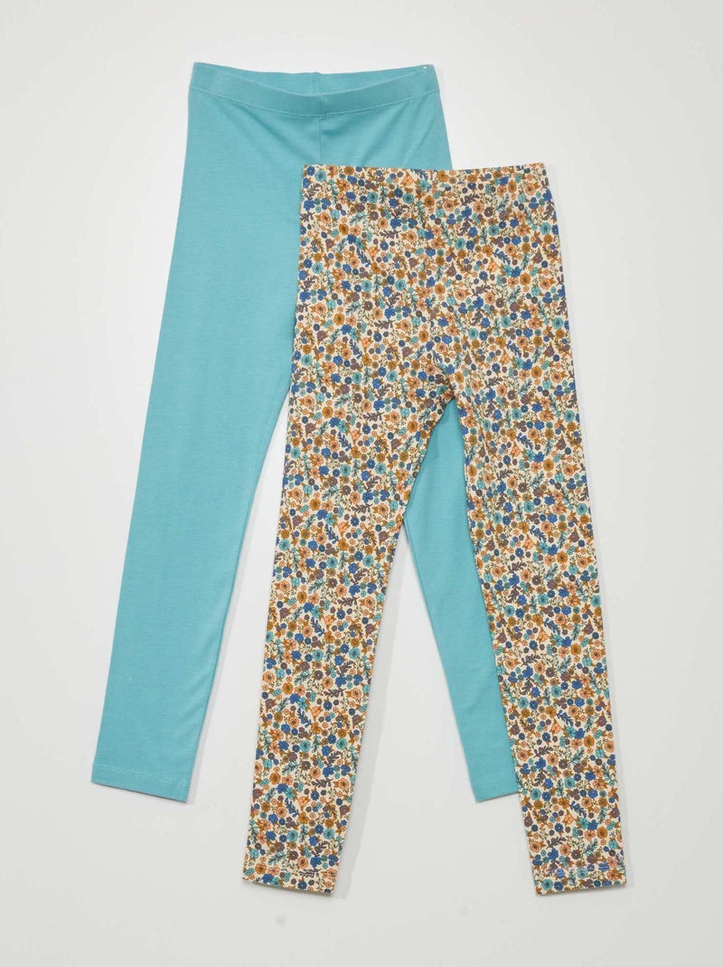Pack de 2 leggings de punto - 2 piezas BLANCO - Kiabi