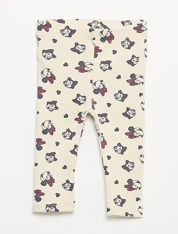 Pack de 2 leggings 'Disney' de canalé