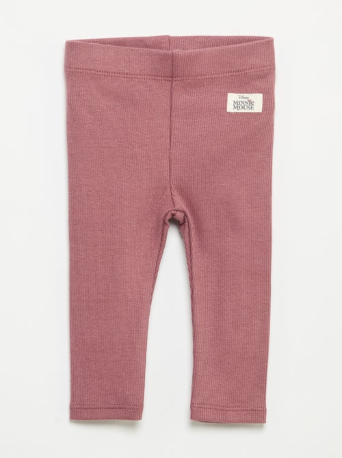 Pack de 2 leggings 'Disney' de canalé - Kiabi