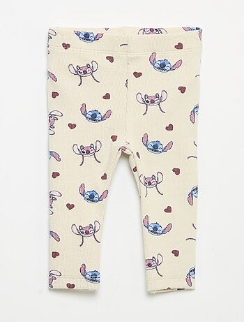 Pack de 2 leggings 'Disney' de canalé