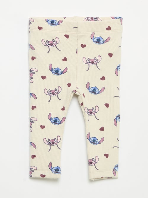 Pack de 2 leggings 'Disney' de punto acanalado - Kiabi
