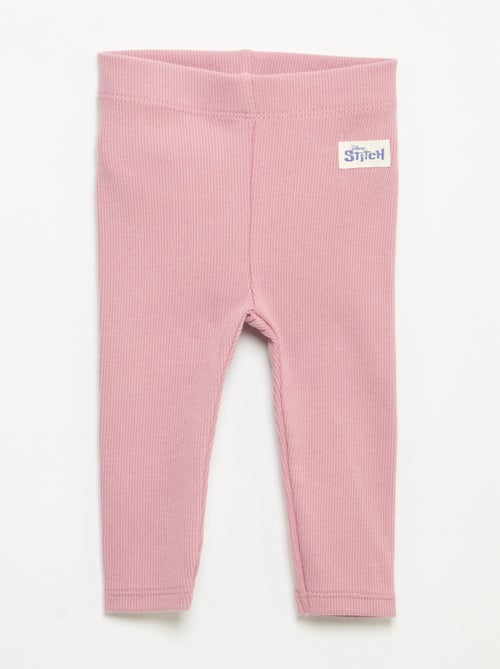 Pack de 2 leggings 'Disney' de punto acanalado - Kiabi