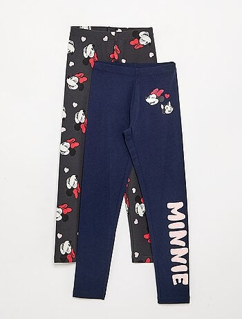 Pack de 2 leggings 'Disney' de punto