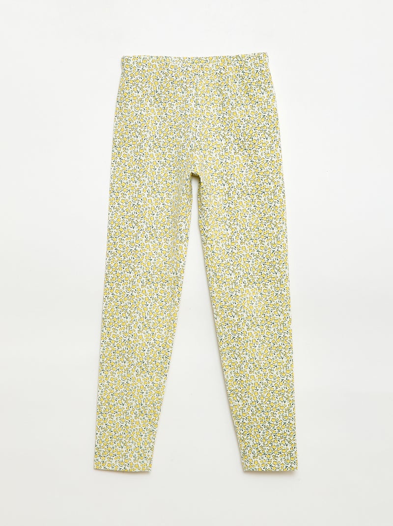 Pack de 2 leggings largos Amarillo - Kiabi
