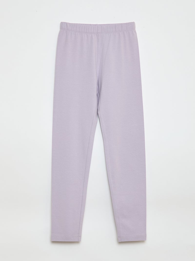 Pack de 2 leggings largos Azul - Kiabi