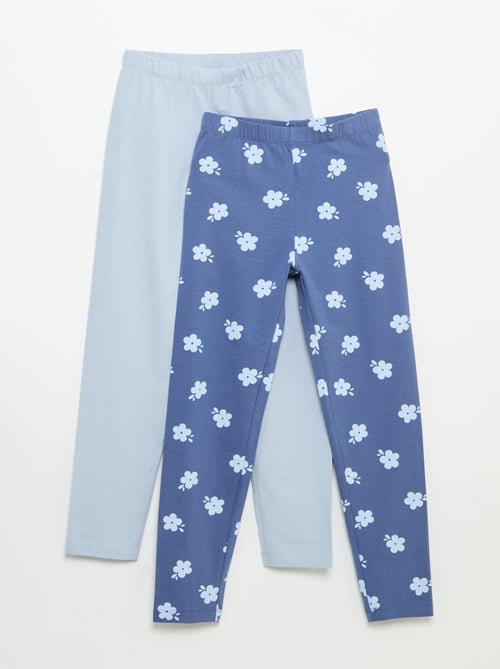 Pack de 2 leggings largos - Kiabi Pack de 2 leggings largos - Kiabi