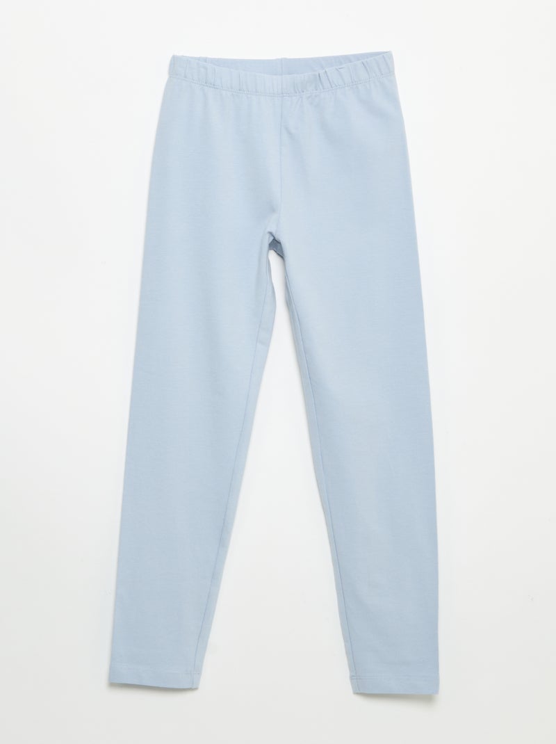 Pack de 2 leggings largos Azul - Kiabi