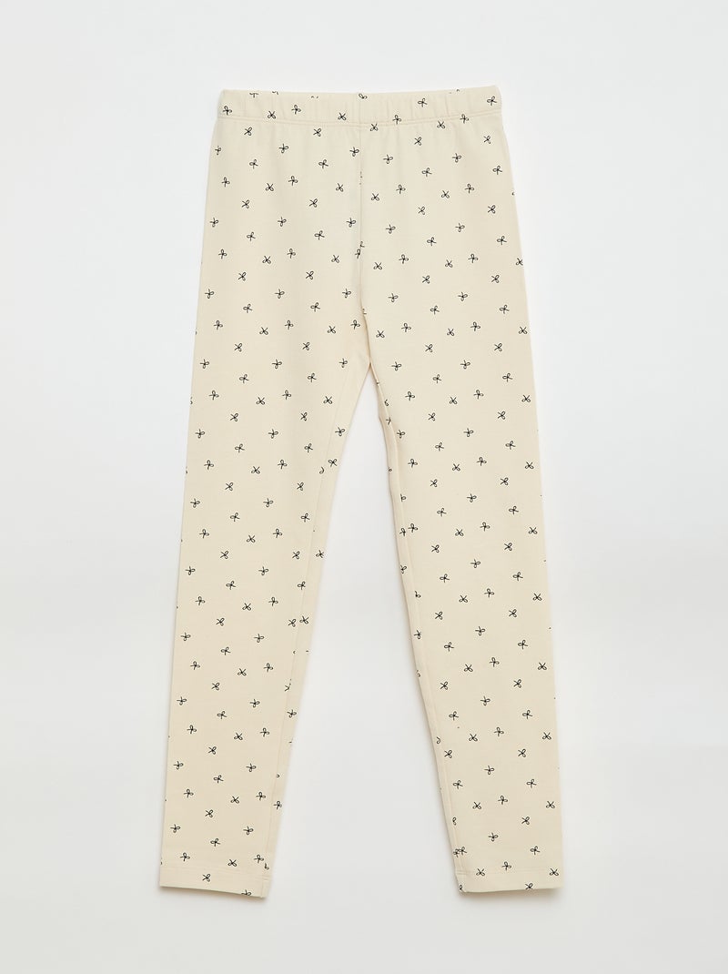Pack de 2 leggings largos Beige - Kiabi