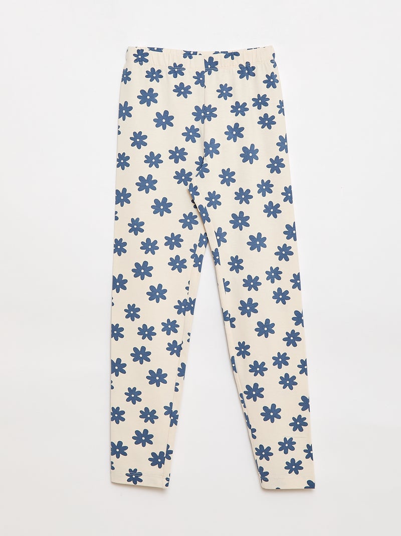 Pack de 2 leggings largos Beige - Kiabi
