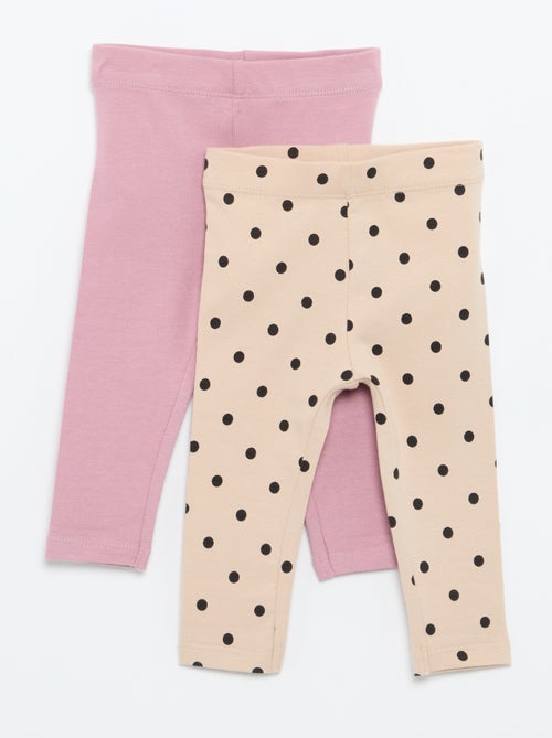 Pack de 2 leggings largos - Kiabi