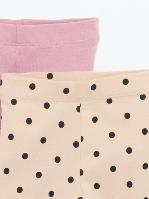 Pack de 2 leggings largos - Kiabi