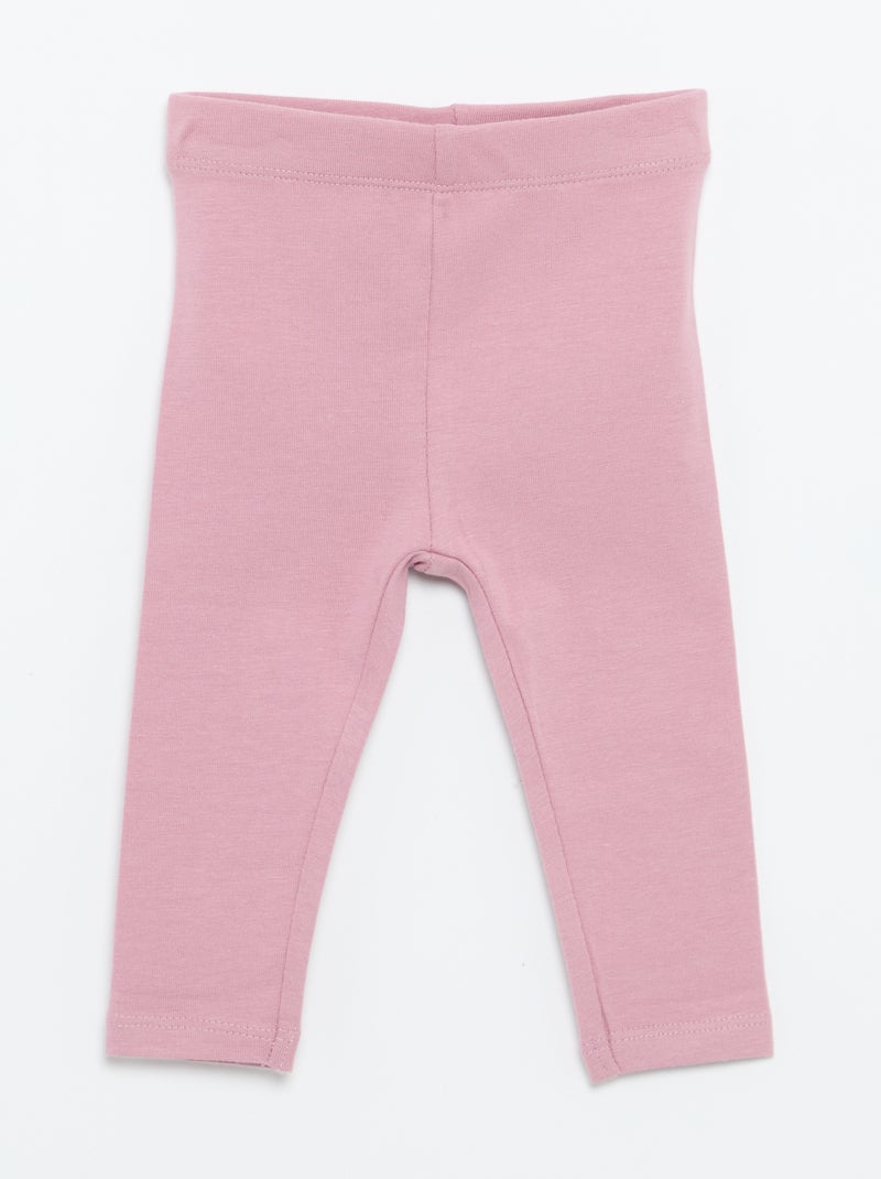 Pack de 2 leggings largos Beige - Kiabi
