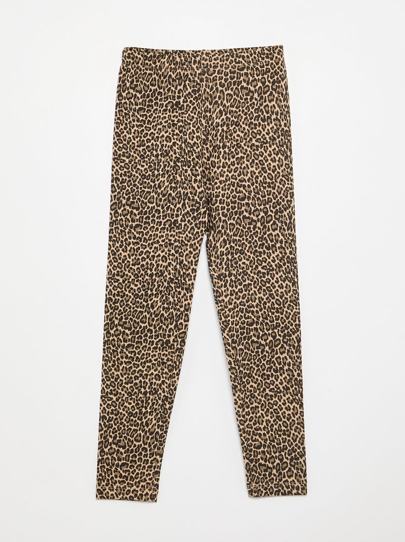 Pack de 2 leggings largos Beige - Kiabi