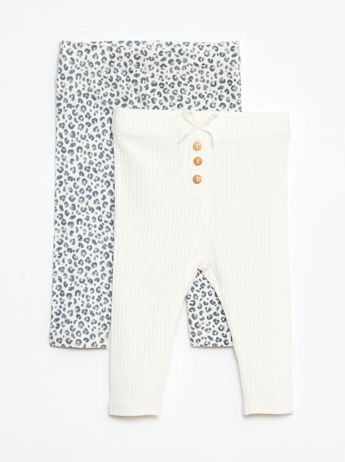 Pack de 2 leggings largos - Kiabi