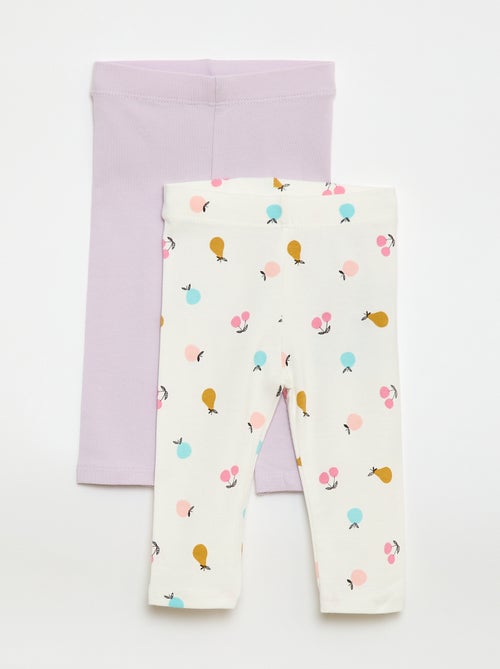 Pack de 2 leggings largos - Kiabi