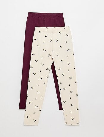 Pack de 2 leggings largos