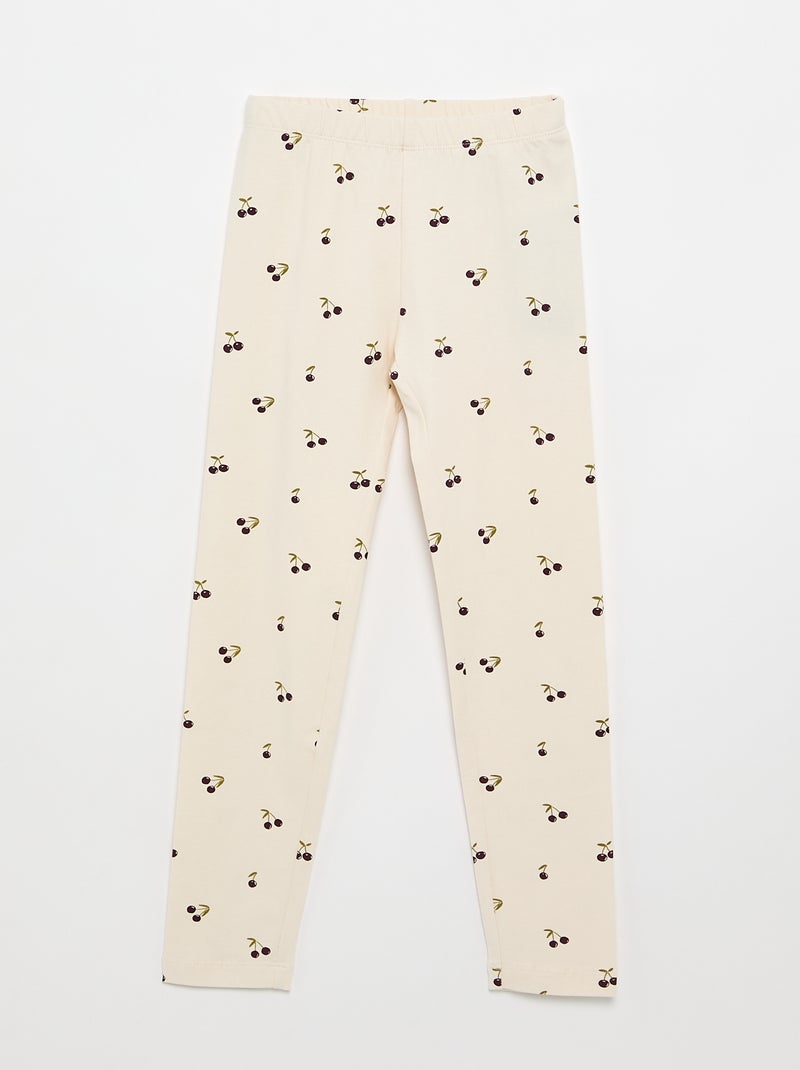 Pack de 2 leggings largos Blanco - Kiabi