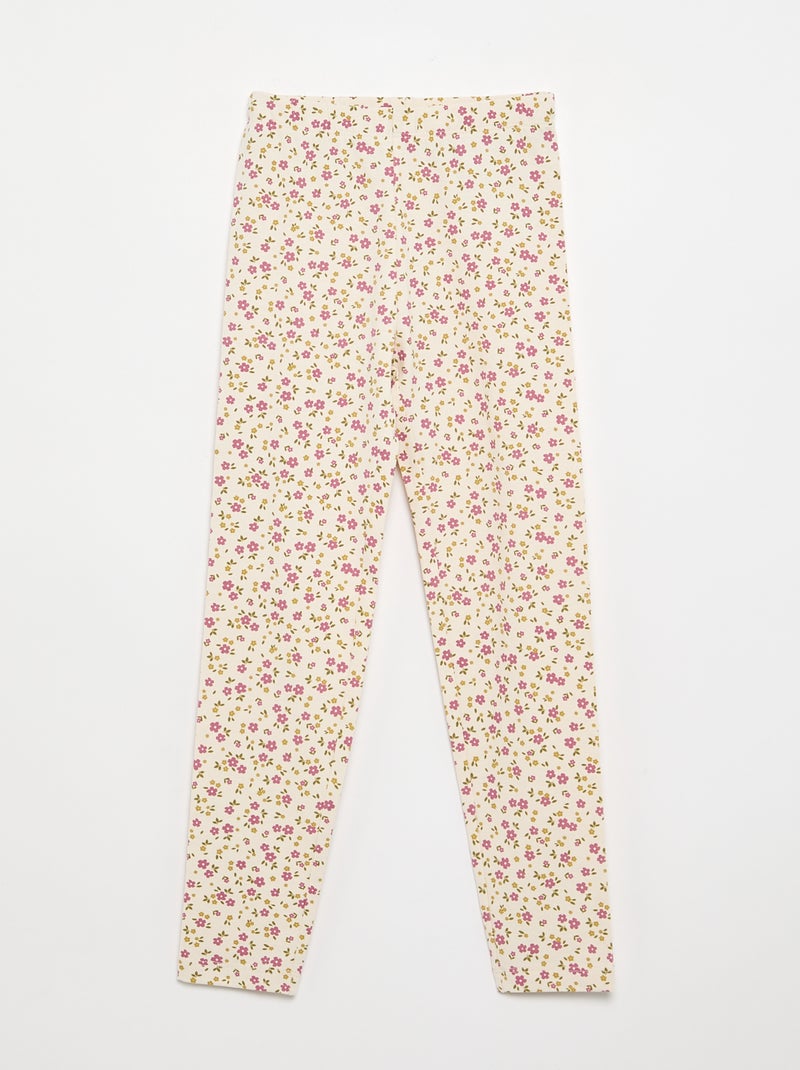 Pack de 2 leggings largos Blanco - Kiabi