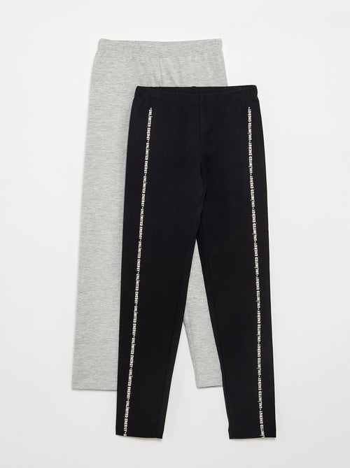 Pack de 2 leggings largos - Kiabi