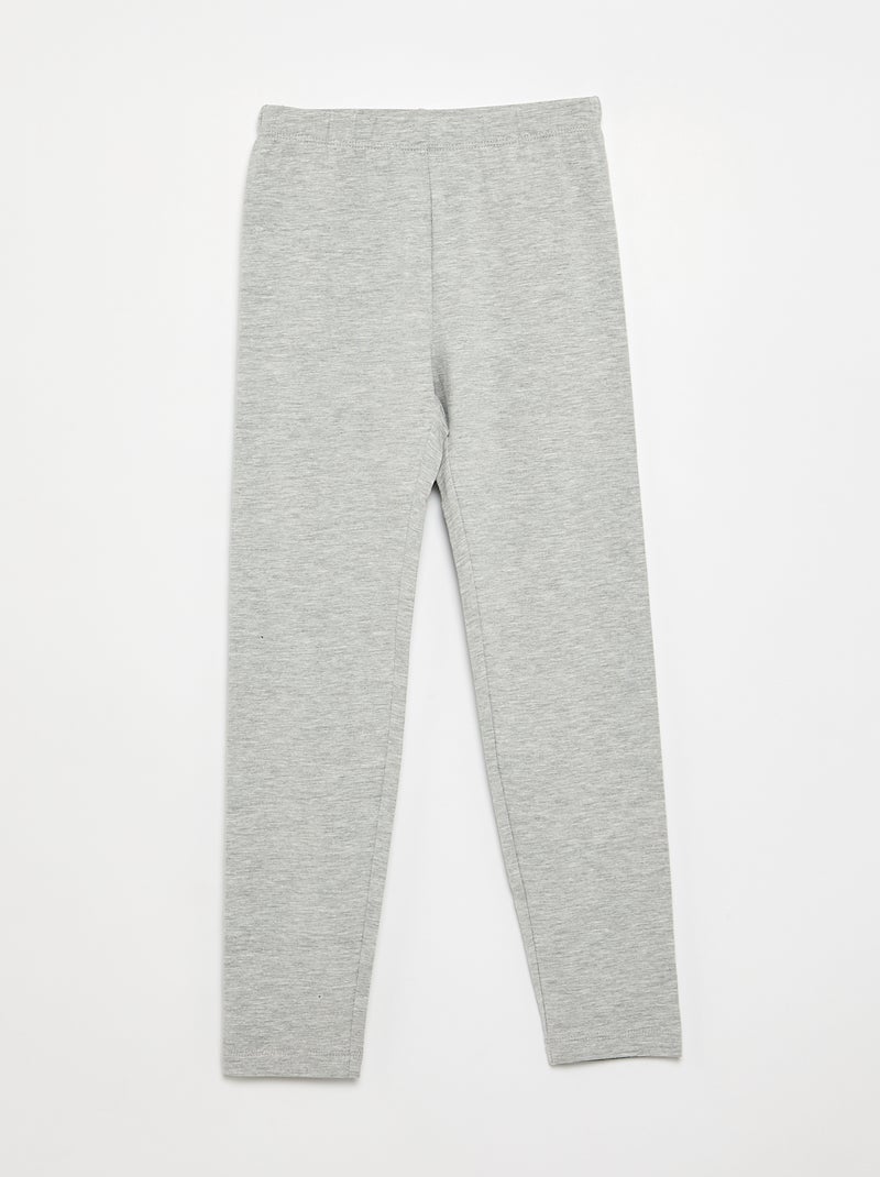 Pack de 2 leggings largos Negro - Kiabi