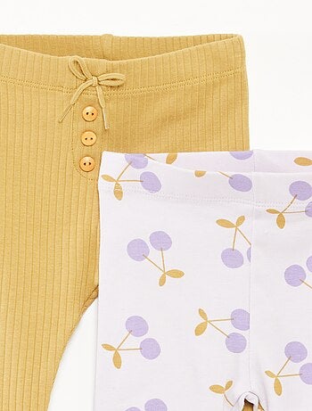 Pack de 2 leggings largos
