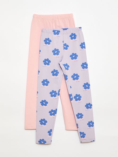 Pack de 2 leggings largos - Kiabi