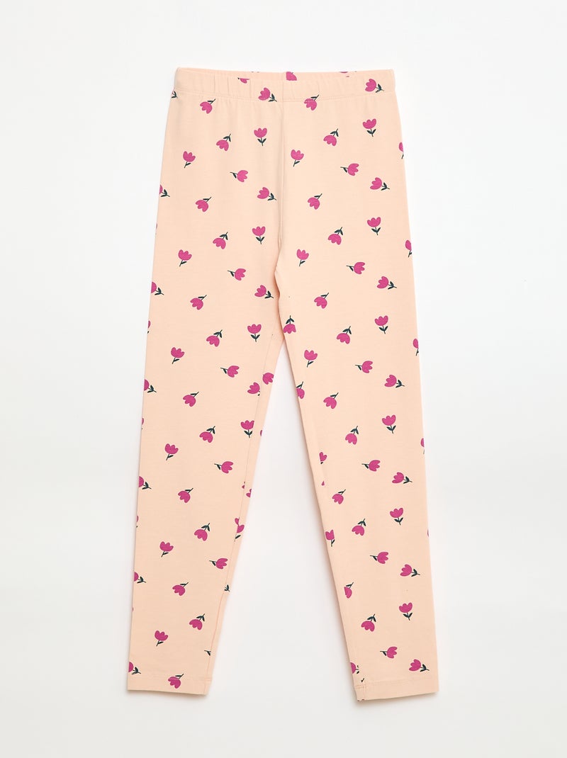 Pack de 2 leggings largos Rosa - Kiabi