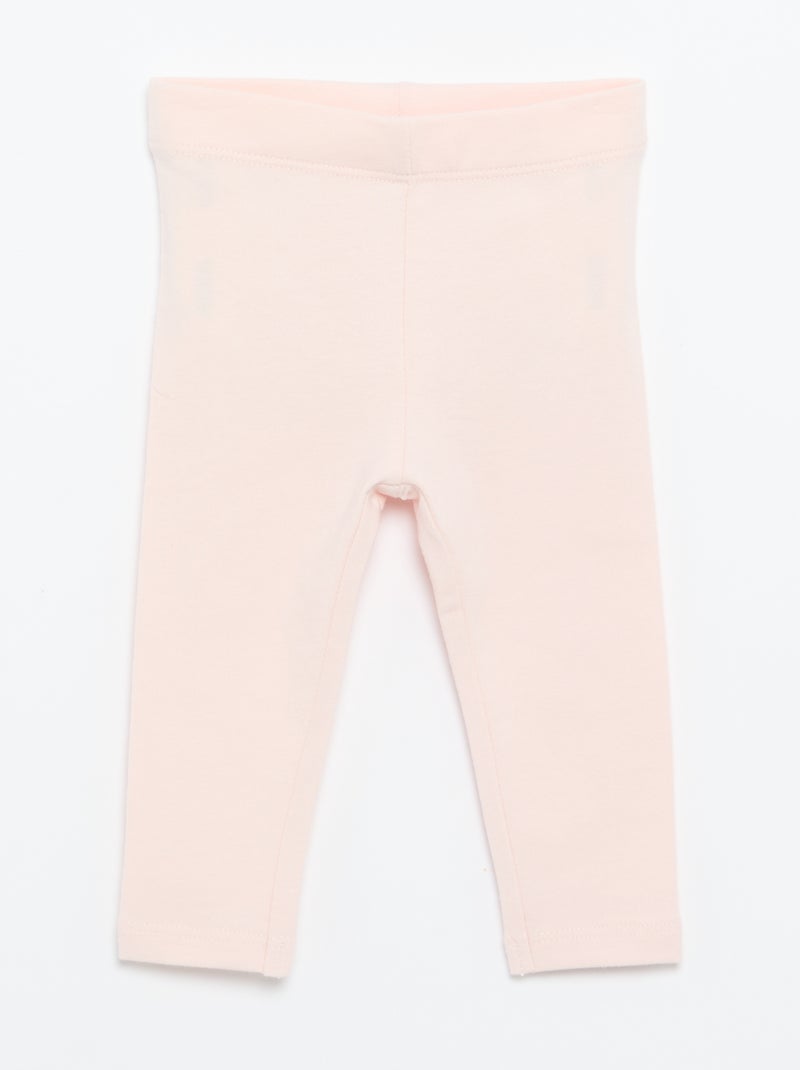 Pack de 2 leggings largos Rosa - Kiabi