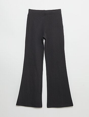 Pack de 2 leggings lisos forma flare