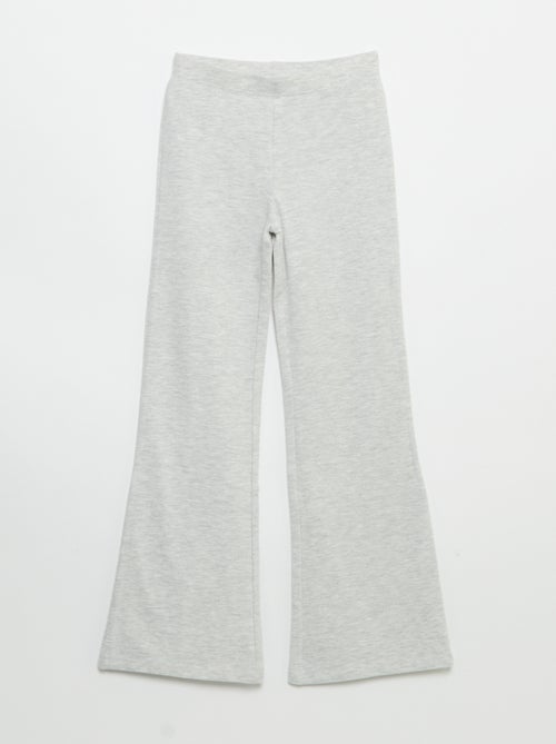 Pack de 2 leggings lisos forma flare - Kiabi