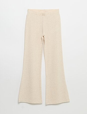 Pack de 2 leggings lisos forma flare