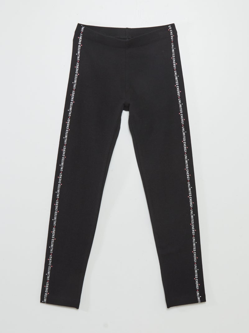 Pack de 2 leggings NEGRO - Kiabi