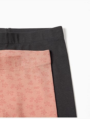 Pack de 2 leggins lisos y estampados