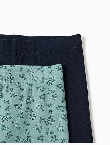 Pack de 2 leggins lisos y estampados
