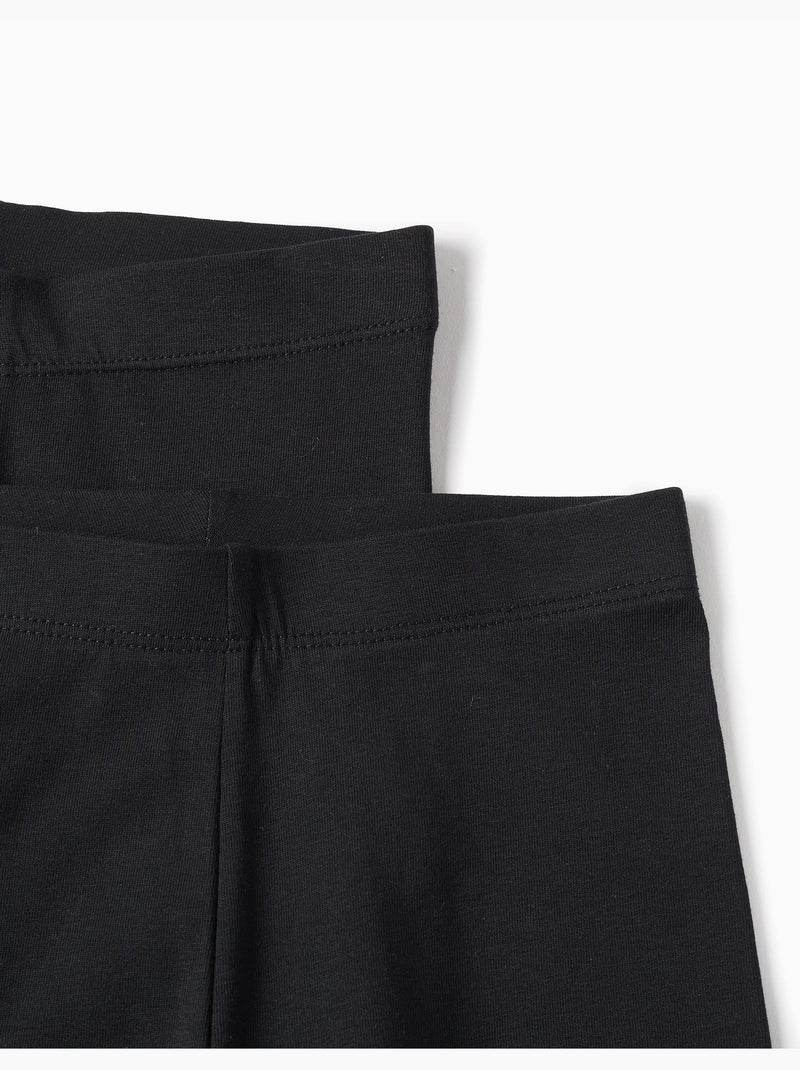 Pack de 2 leggins Negro Negro - Kiabi