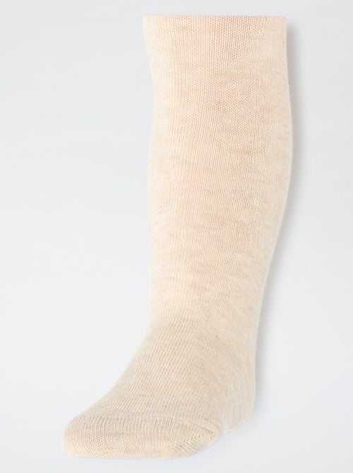 Pack de 2 leotardos cálidos de punto jersey - Kiabi