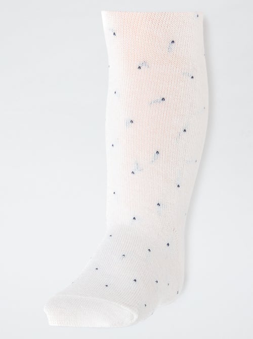 Pack de 2 leotardos cálidos de punto jersey - Kiabi