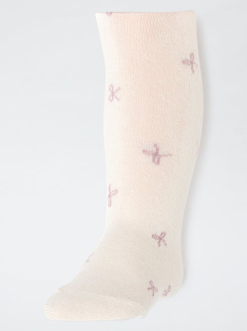 Pack de 2 leotardos cálidos de punto jersey - Kiabi